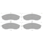 Wagner Front Disc Brake Pad Set for Nissan Maxima A32 3.0L VQ30DE (1995 - 1999)