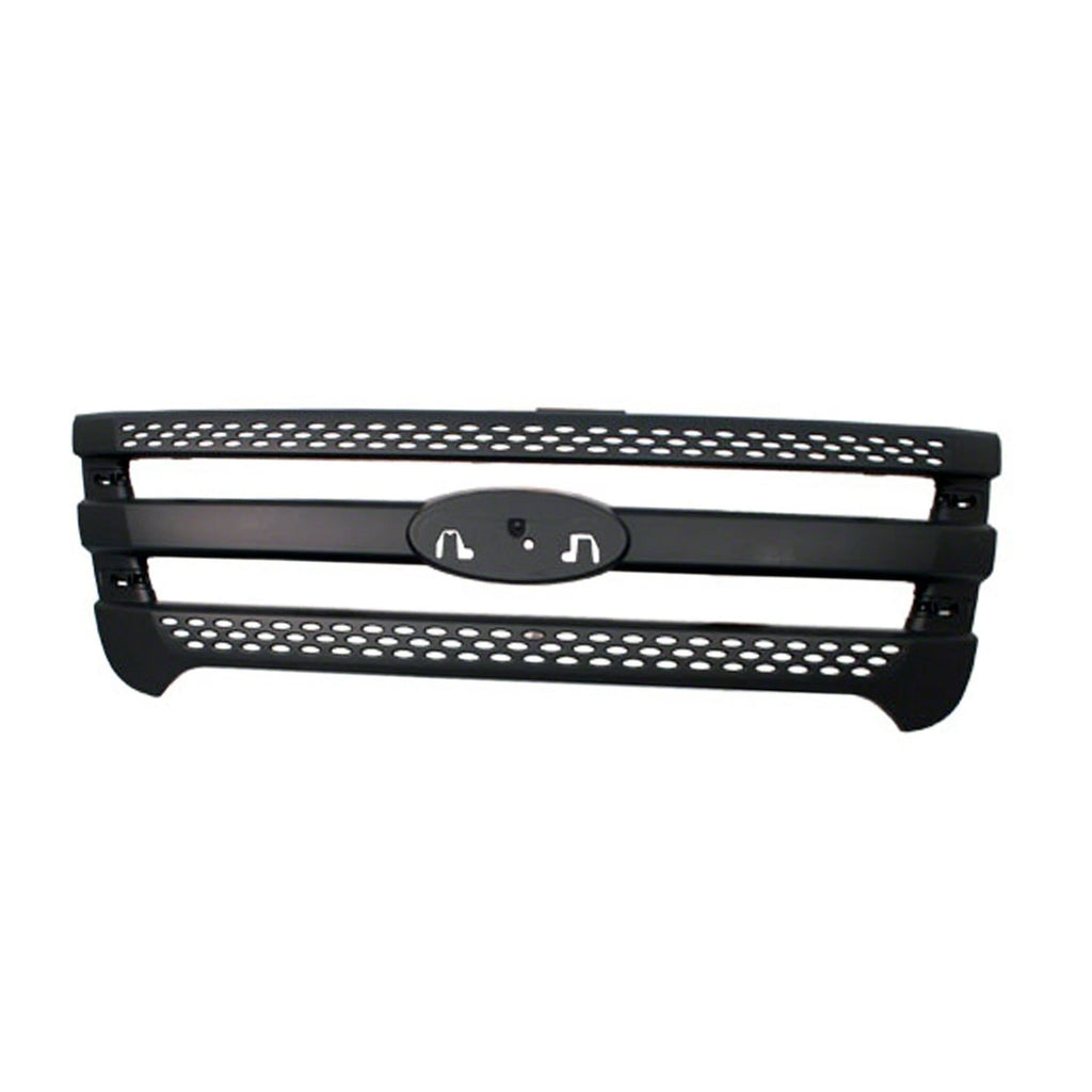 Replacement Black Painted ABS Plastic Outer Grille for Ford Ranger (2011–2018)