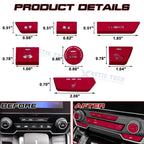 Center Dashboard Switch Cover Trims for Honda CR-V DX (2017-2022)