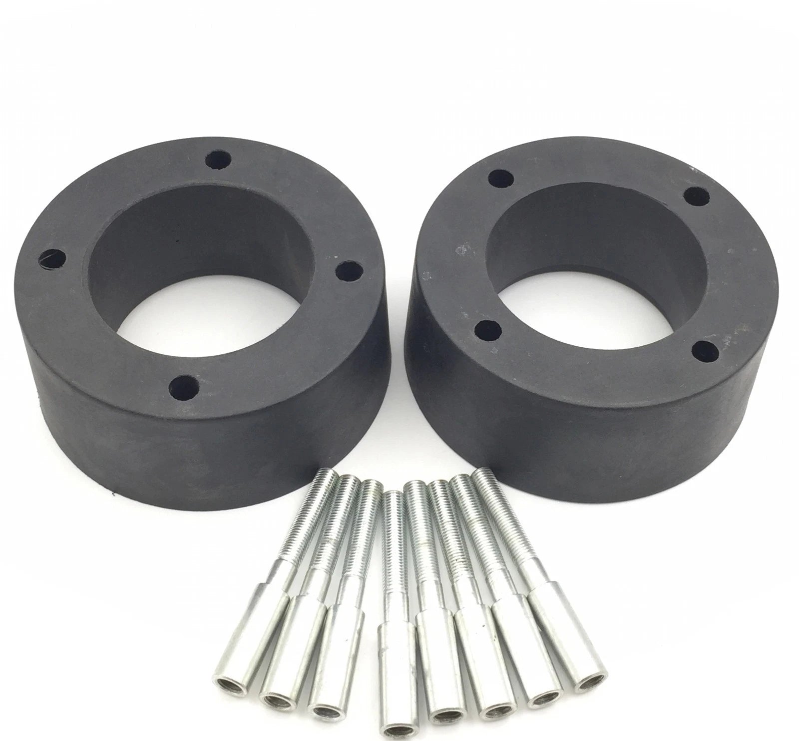 Set of 2 Black Heavy Duty Urethane Wheel Spacers 2.5" 4/110 for Kawasaki/Suzuki