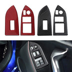 2X Black Interior Window Switch Button Cover Trim for Subaru BRZ, Toyota (1986)