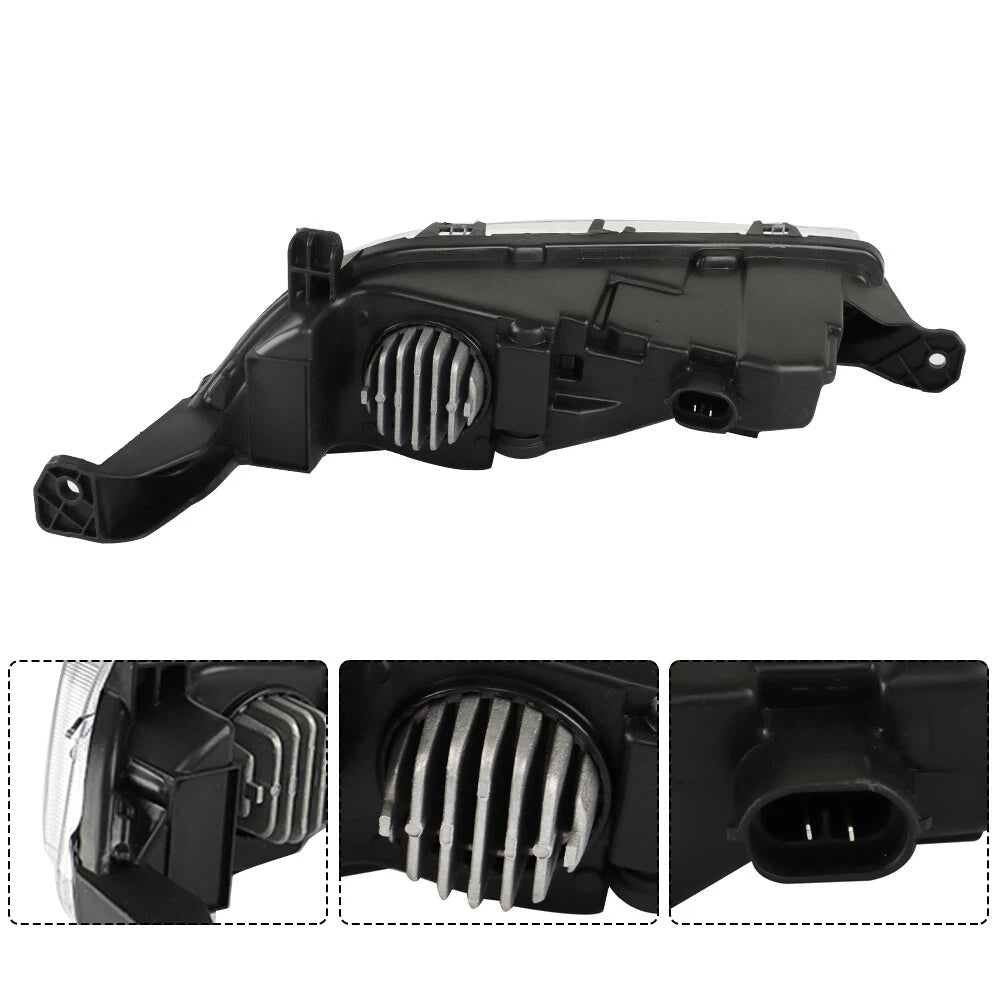 LED Fog Light Lamp w/Bulb Left Side for Ford Fusion (2018) Explorer (2017–2018)