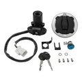 Fuel Gas Cap Ignition Switch Lock Keys Set for Kawasaki Ninja 650 (2017–2023)