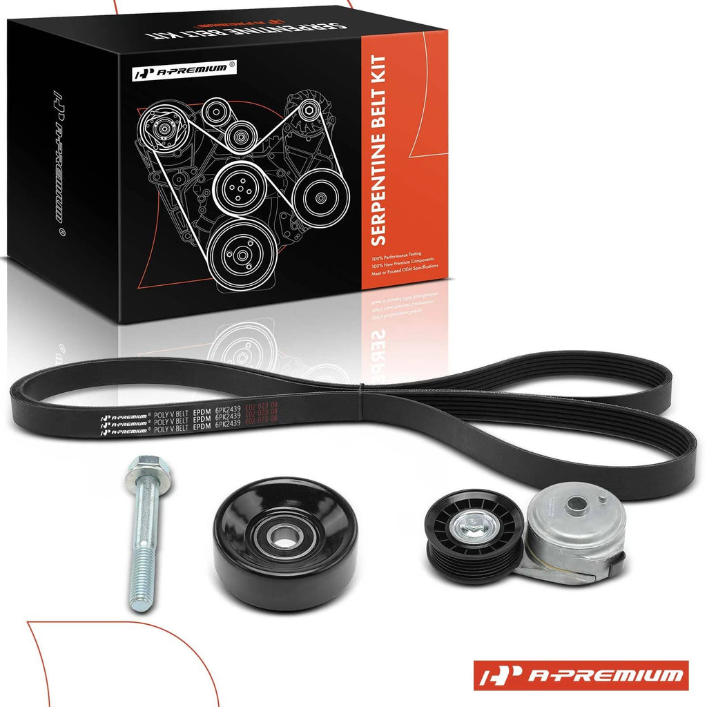 3X Serpentine Belt Drive Component Kit for Chevrolet Tahoe (1995–2000)