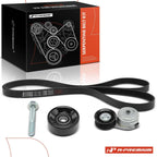 3X Serpentine Belt Drive Component Kit for Chevrolet Tahoe (1995–2000)