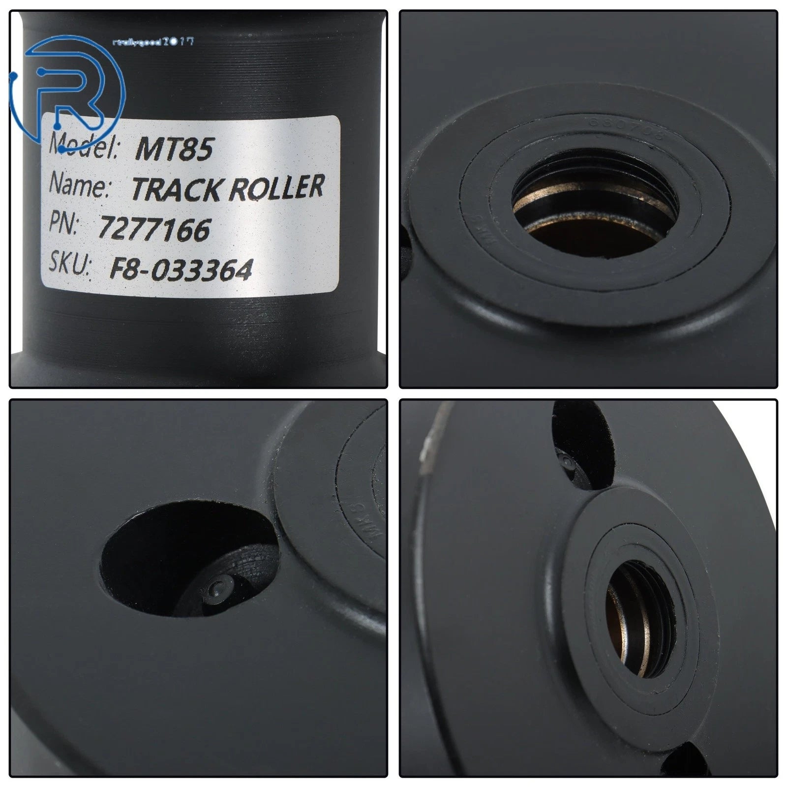 Bottom Roller for Bobcat MT85 Mini Track Loader (2017-2023) Rubber