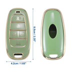 TPU 5 Button Keyless Entry Remote Key Fob Cover for Hyundai Tucson (2016-2023)