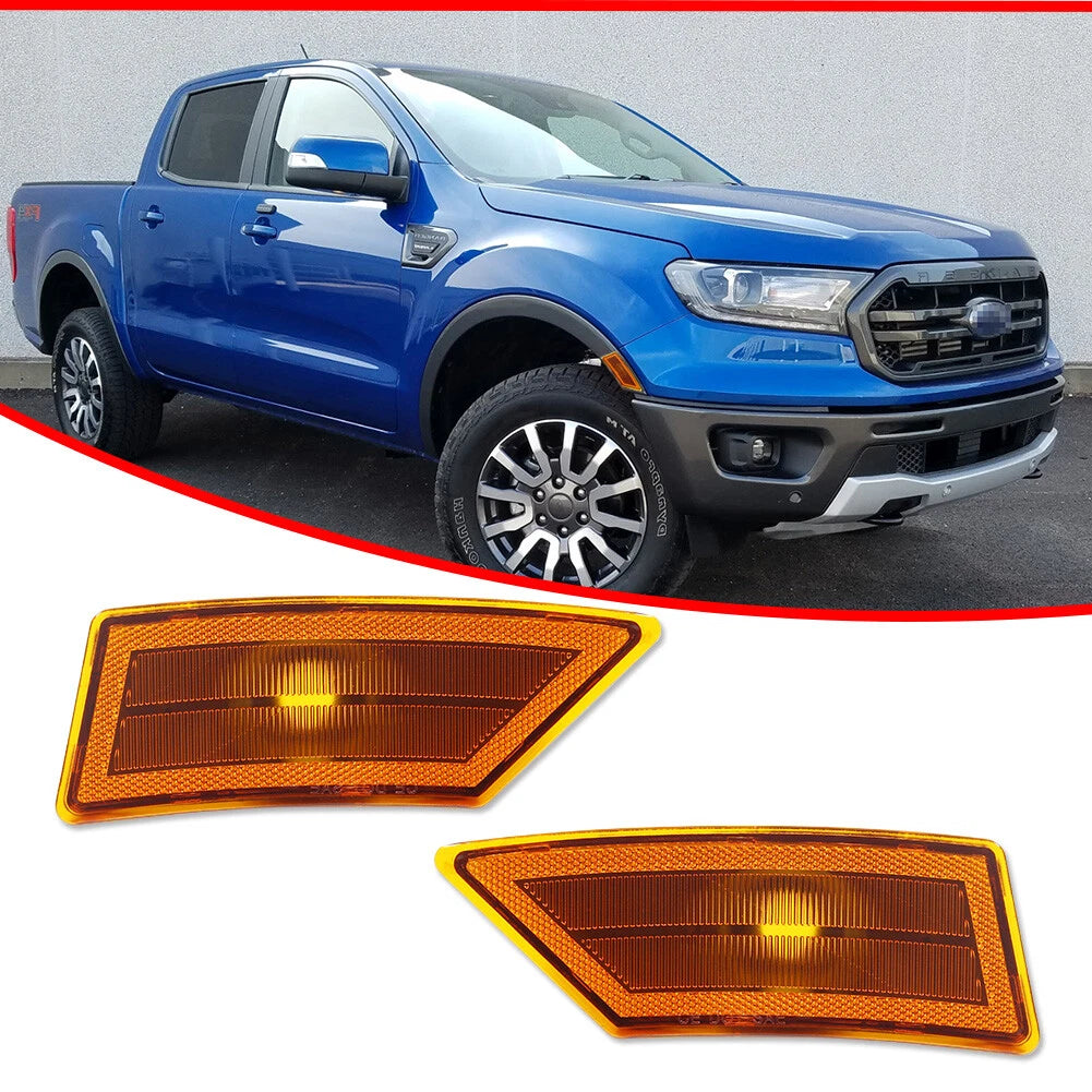 Amber Lens Housing Kit for Ford Ranger (2019–2021) Front Fender Side Marker