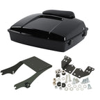 Black Razor Trunk Backrest Mount Docking Kit for Harley Road Glide (1997–2008)