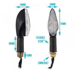 4X Black LED Signal Light Indicators for Honda CB1000R CB600F (2007–2011)