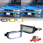 Clear Sequential Switchback LED Signal Lights for Subaru Impreza (1999–2001)