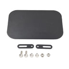 1pc CNC Black Side Number Plate Panel Cover for Motorcycle (Universal)