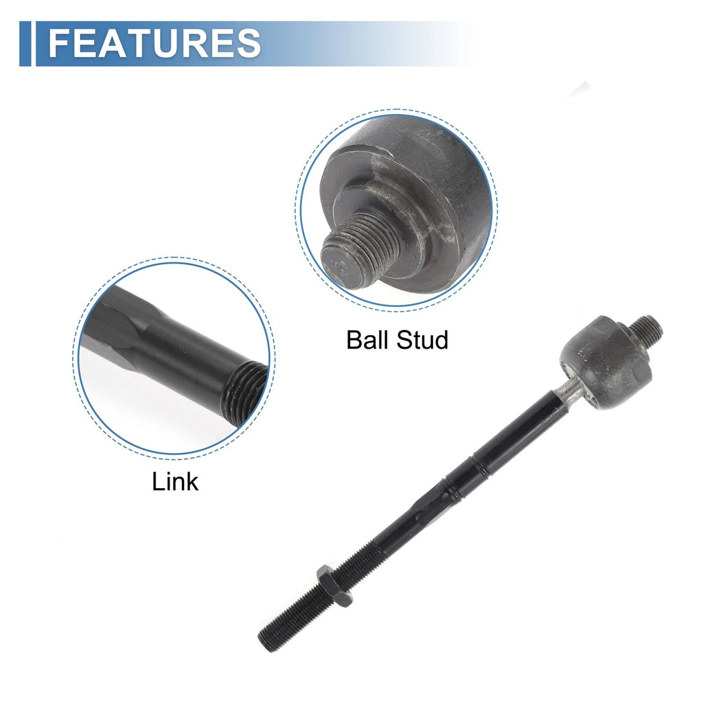 2X Front Inner Tie Rod End Links for Mercedes-Benz E320 (1998–2003)