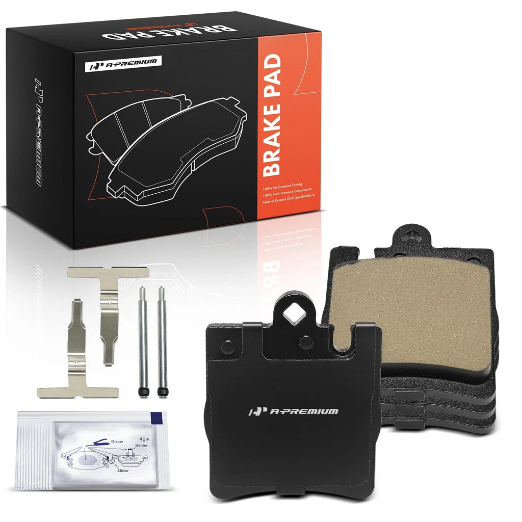 Set of 4 Rear Ceramic Brake Pads for Mercedes-Benz C230 C280 C350 C240 (2003–2007)