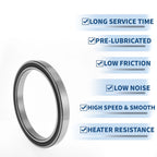 Deep Groove Ball Bearing 6832VV for Scooter Skateboard (160x200x20mm)
