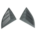 Rear Quarter Glass Duct Louver Vent Covers for Toyota Supra (2019-2025)
