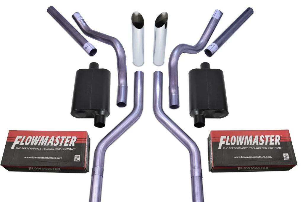 2.5" Dual Exhaust Kit for Suburban Yukon (1969–1972) Flowmaster 40 Series