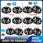 Set of 2 Hubcentric Wheel Spacers for Chevy S10 GMC Pontiac (1.25/1.5 Inch)