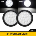 2X 4" 24LED Backup Tail Light for Trailer Truck Boat (YYYY–YYYY)