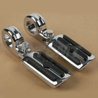 1 1/4" Engine Guard Highway Bars Footpegs Mount Clamps for Harley Yamaha Suzuki