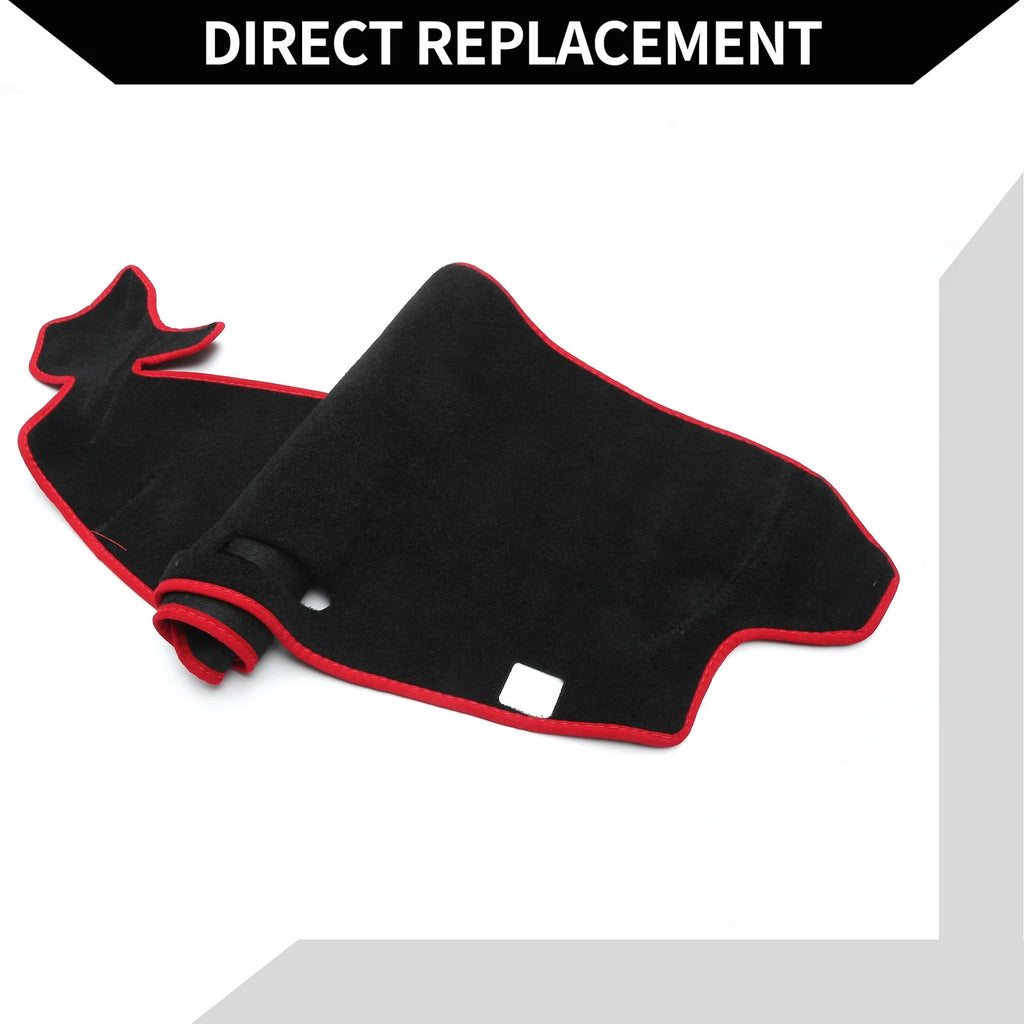 Dashboard Cover Mat for Honda N-BOX JF3/JF4 (2017–2020) Black Red