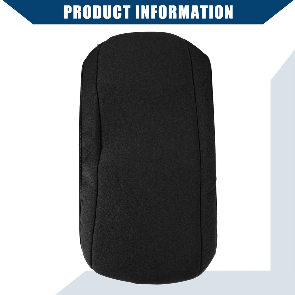 Center Console Armrest Cover for Volkswagen Jetta (2012–2018) Black