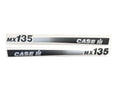 Curved Decal Set for Case IH MX135 Tractor (Replacement)