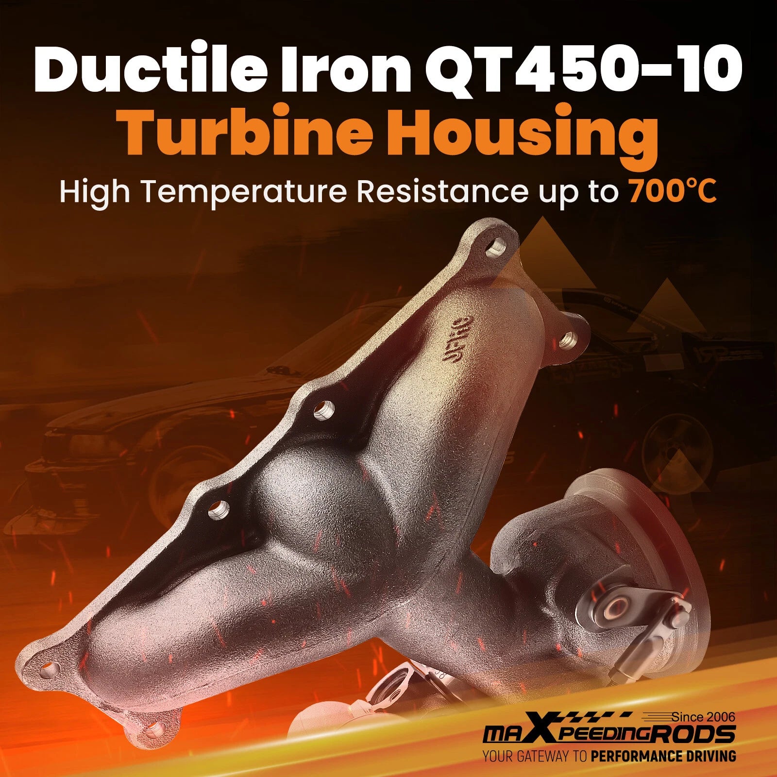 Turbocharger for BMW X6 E71 E72 35i xDrive, 740i 740Li F01 F02 F03 F04 (2008–2019)