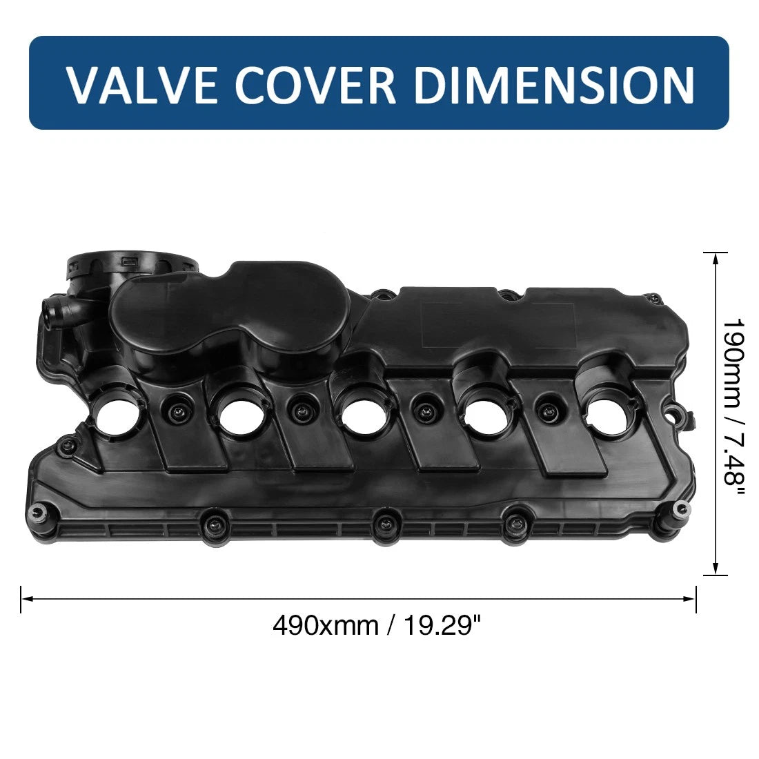 Engine Valve Cover for Volkswagen Jetta (2005–2014) 07K103469L