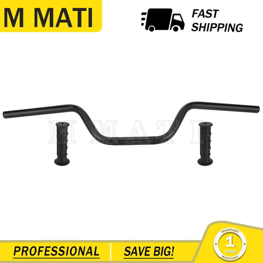 Handlebar w/Grips for Yamaha Raptor 700R SE YFM700R (2013–2024) 1PE-F6111-00-00