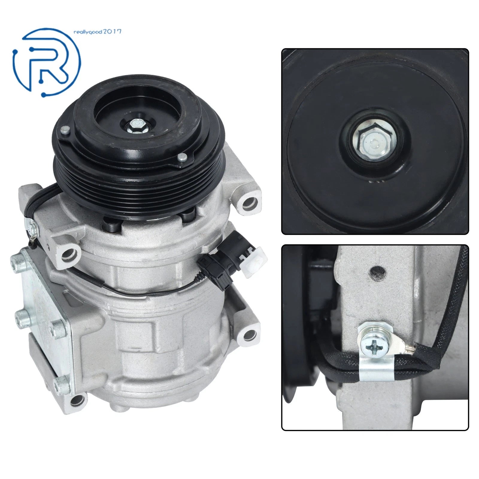 AC Compressor w/Clutch for BMW E31 E34 E36 E46 323i 325i 328i 525i 530i 540i M3 (1982–2006)