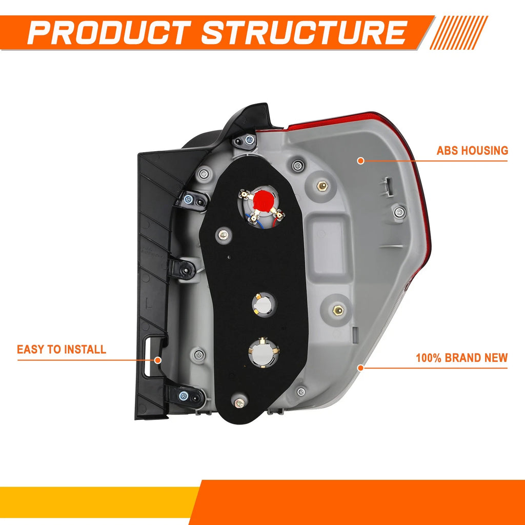 Sequential Triangle LED Third Brake Light for Silverado/Sierra (2007–2014)
