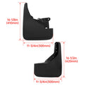 Set of 4 Mud Flaps Splash Guards for Ford Bronco (2021–2024)