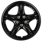 Set of 4 Wheel Covers for R14 Tire & Rim (Black)