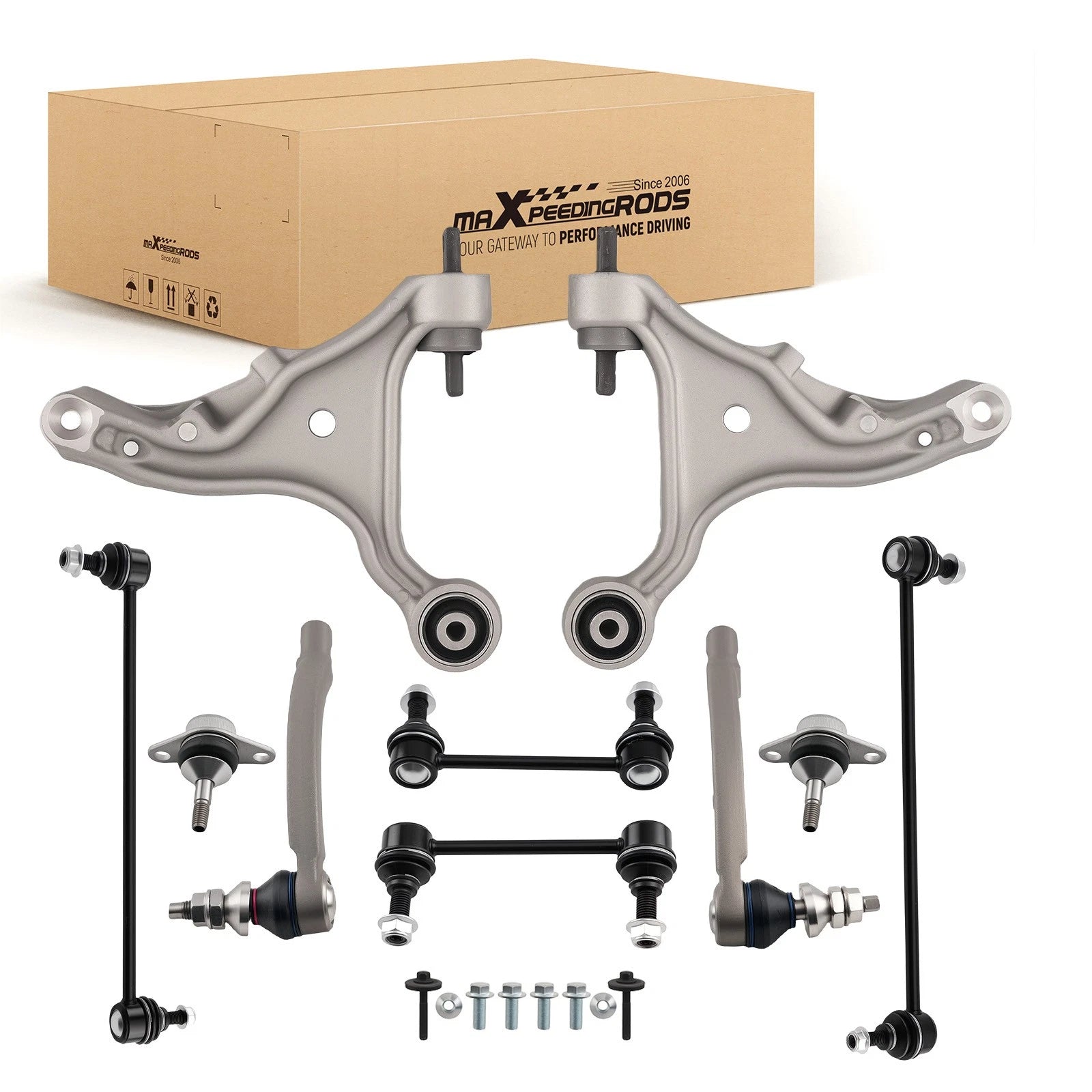 Front Lower Control Arms Suspension Kit for Volvo S60 V70 (2001–2007)