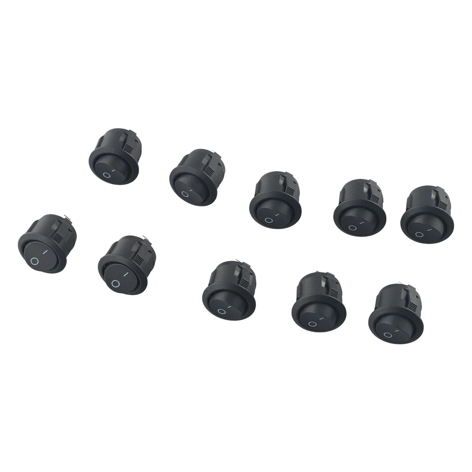 10PCS 23mm Rocker Switches for Camper Van/Motorhome/Boat (12V SPST ON/OFF)