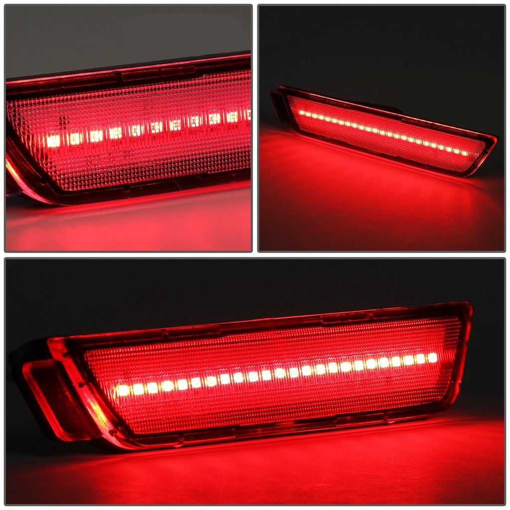 Set of 4 LED Bumper Side Marker Light Lamps for Chevy Camaro (2010–2015)