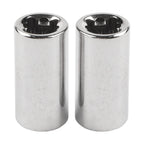 Set of 2 Chrome Steel 14 Inch Square Drive to 14 Hex Socket Bit Adapters