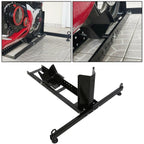 Adjustable Motorcycle Wheel Chock for Upright Support (15"-22" Wheel)