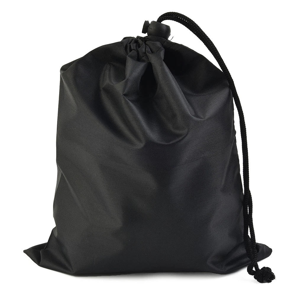 Shoe Bag for Home Outdoor Travel - Dustproof Drawstring Storage Pouch, Black