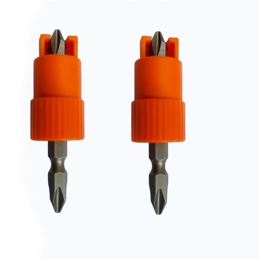 2X Spring Loaded Screwdriver Bit Stopper for Electric Drill Compatibility