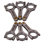 6x H-Beam 4340 Forged Connecting Rods for Audi VW VR6 (1992–1999)