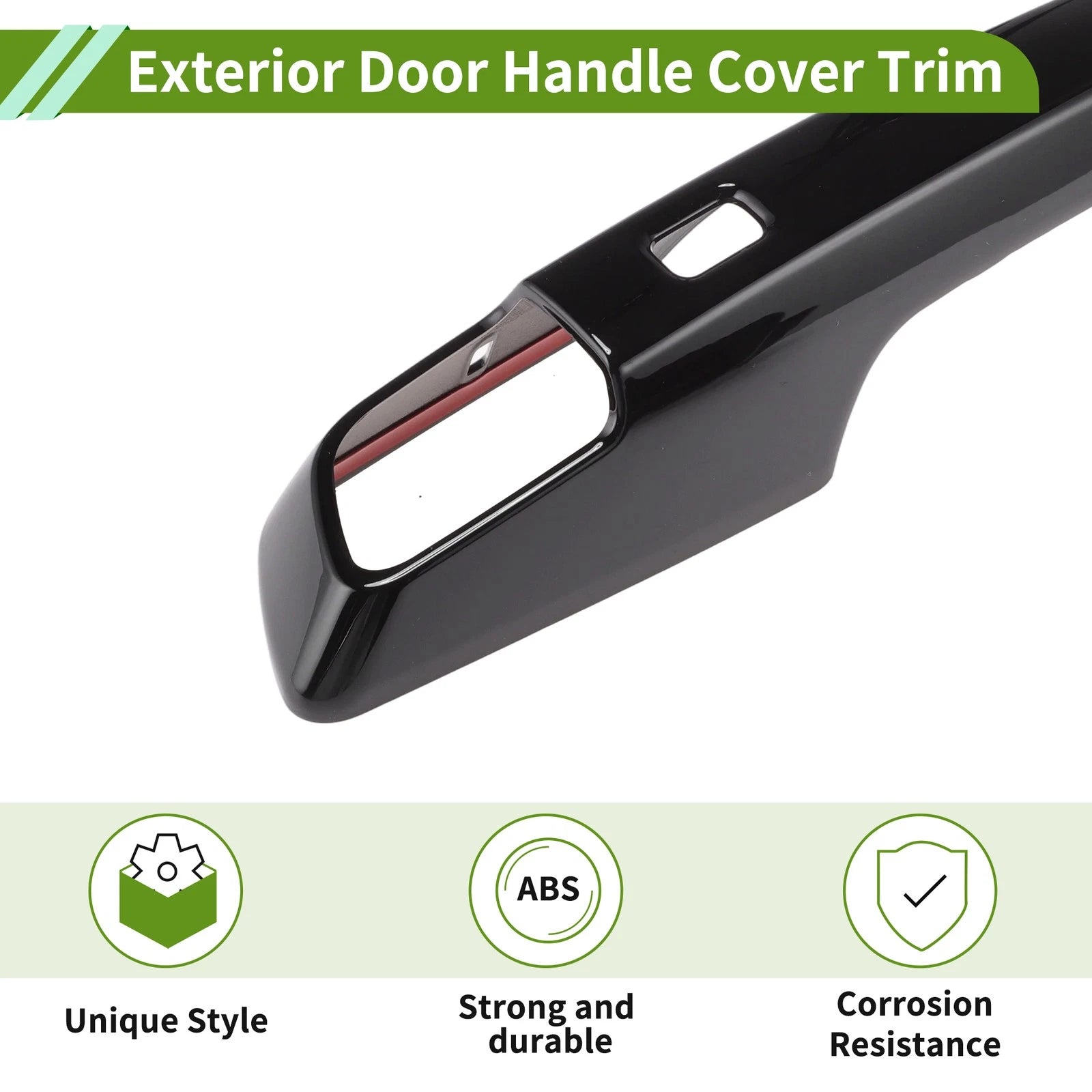 Exterior Door Handle Cover Trim for Chevrolet Traverse (2024–2025) Black
