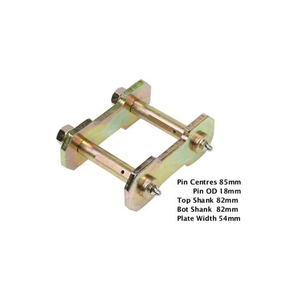 Leaf Spring Greasable Shackles for Maverick DA 4X4 Ute (1988-1994)
