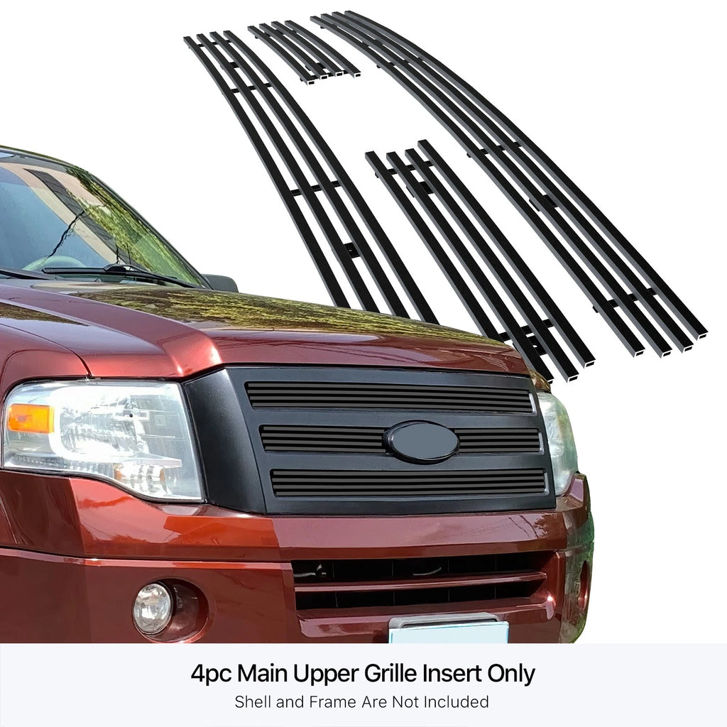 Stainless Steel Black Billet Grille for Ford Expedition (2007-2014)