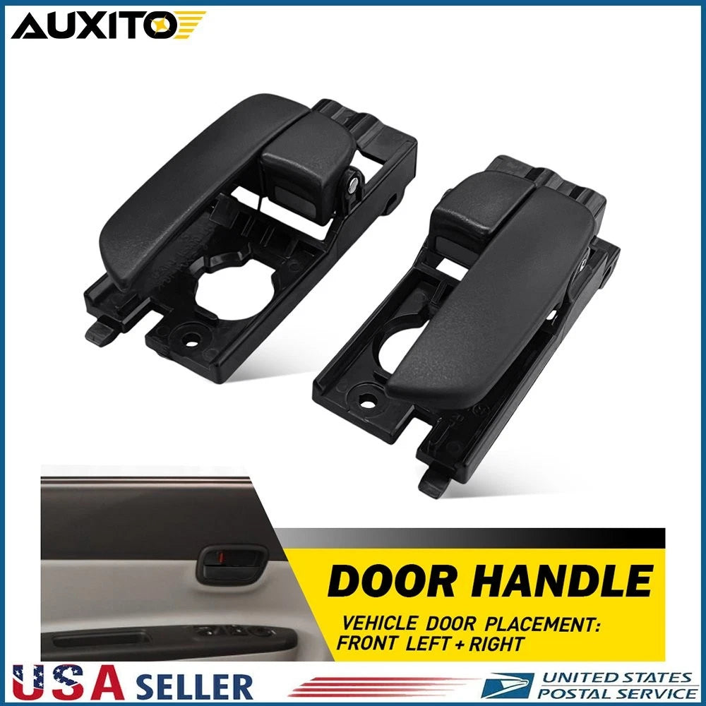 Set of 2 Interior Door Handles for Hyundai Accent (2007–2011) Black