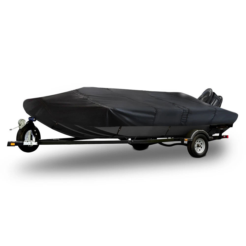 Jon Boat Cover for 14ft Jon Boat (Waterproof, Heavy Duty, Trailerable)