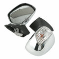 Chrome Rear View Mirrors Clear Lens for Honda Goldwing GL1800 (2001-2017)