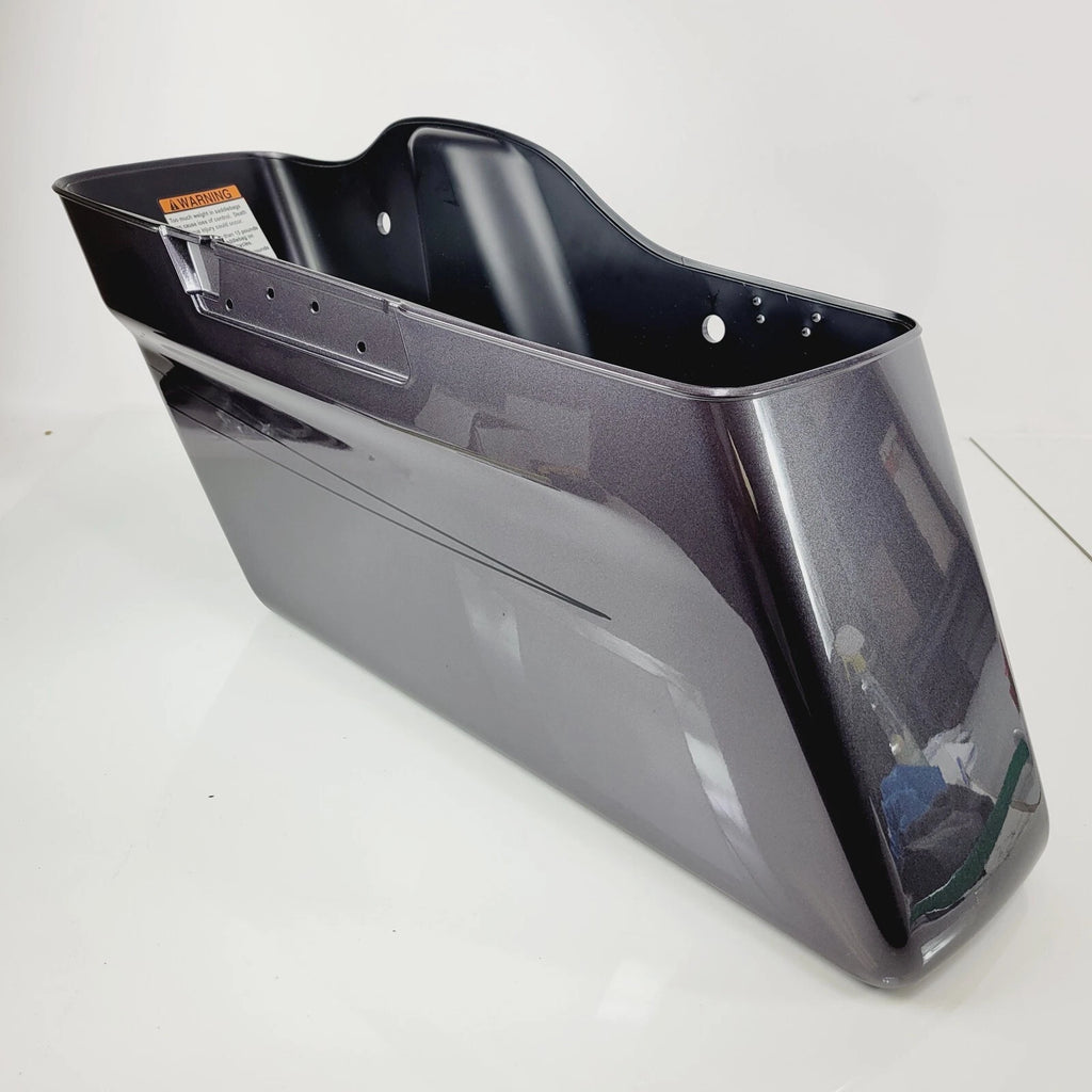 OEM Left Saddlebag for Harley-Davidson (2014–2023) Charcoal Pearl 90201065DTH