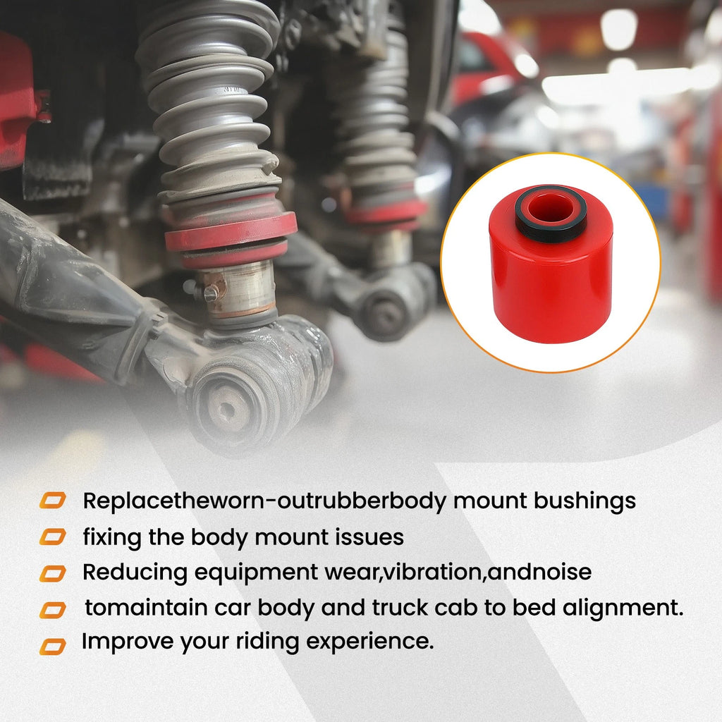 Polyurethane Body Cab Mount Bushing Set for Ford F150 F250 F350 (1980–1998) 4.4123R